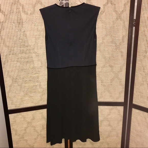 NWT✨Marc Jacobs Dress with Velvet, Sz 8,black/navy - Picture 7 of 7